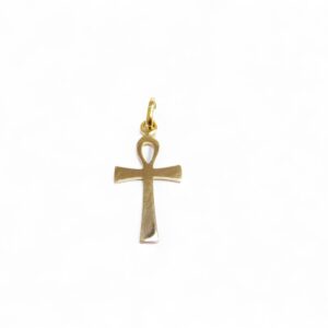 croix égyptienne en or jaune 18 carats en vente